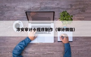 潍坊淳安审计小程序制作（审计微信）
