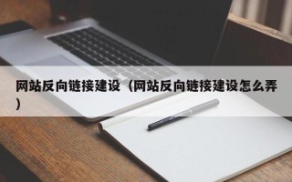 潍坊网站反向链接建设（网站反向链接建设怎么弄）